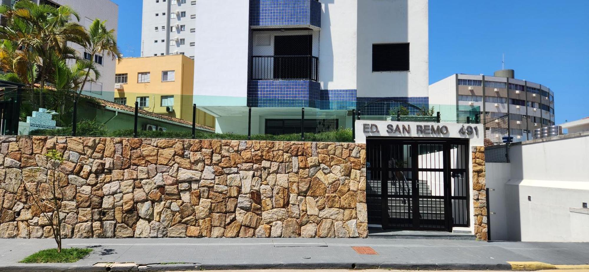San Remo Apartamento Praia Do Tombo Guarujá Eksteriør billede
