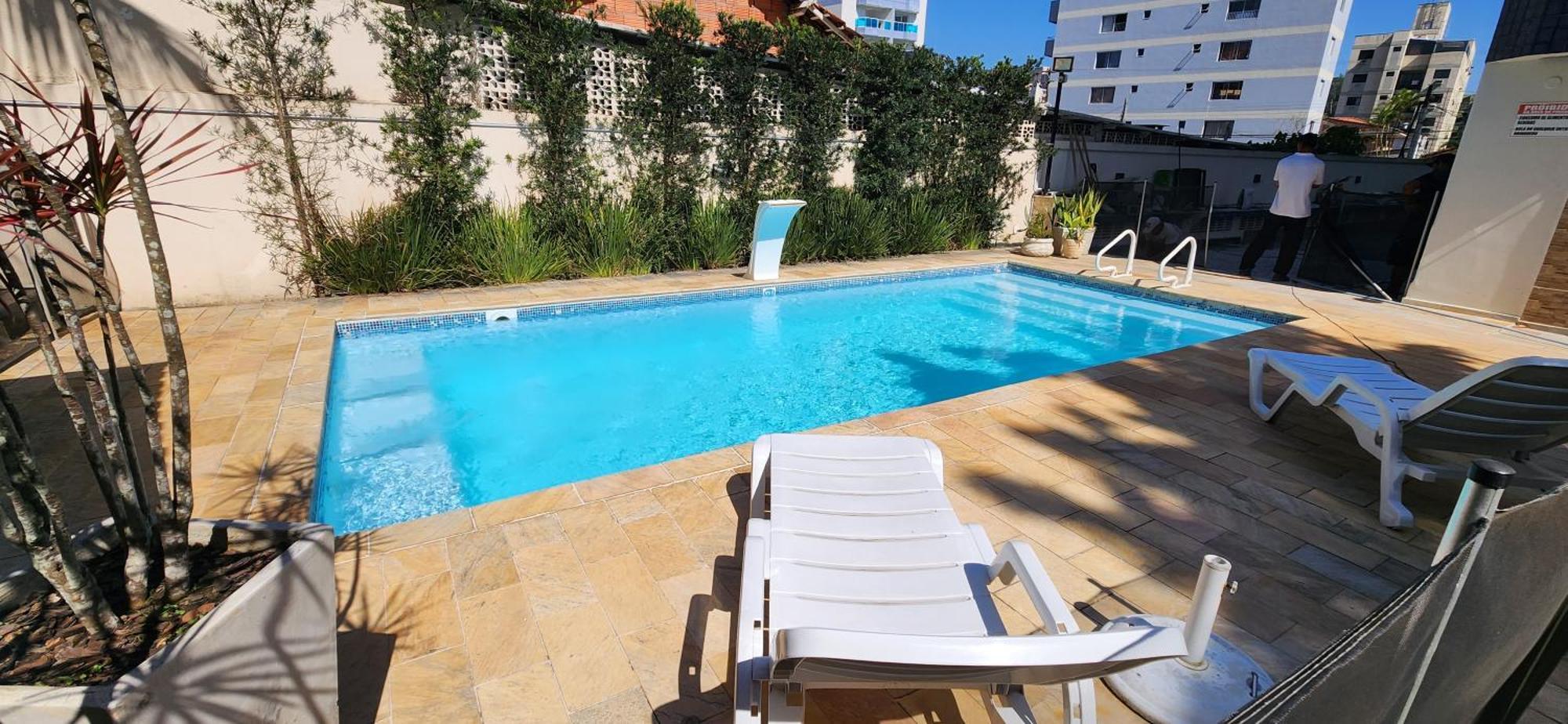 San Remo Apartamento Praia Do Tombo Guarujá Eksteriør billede